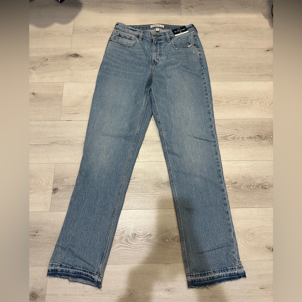 Abercrombie & Fitch Light Blue Straight Leg Jeans